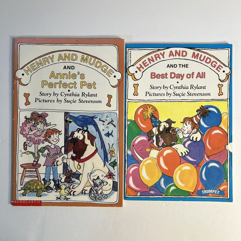 Henry and Mudge and the Best Day of All and Annies Perfect Pet Set of 2 Vintage